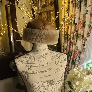 Vintage Hat faux fur